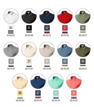 Poloshirt heren Focus Wit