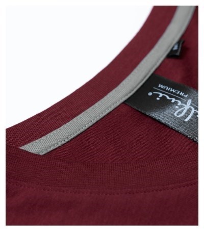 T-shirt heren Action V-neck licht anthracite