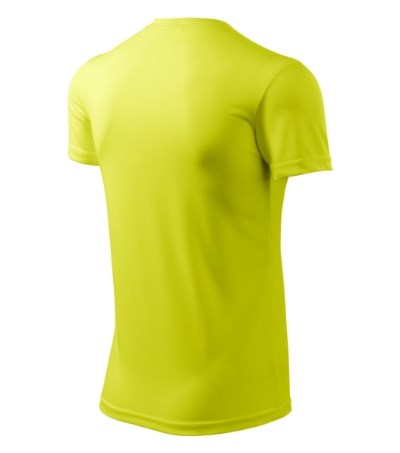 T-shirt heren Fantasy neon geel