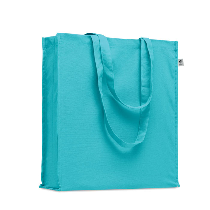 BENTE COLOUR - Boodschappentas organisch katoe - turquoise