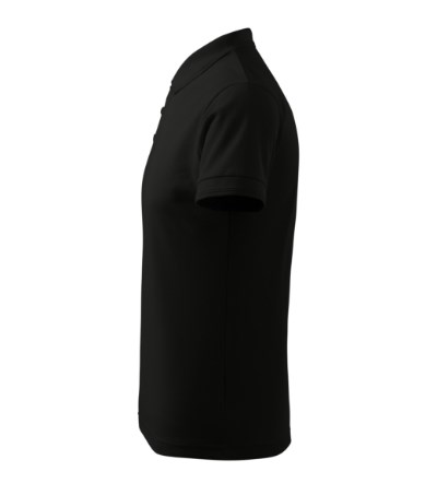 Poloshirt heren Pique Polo Zwart
