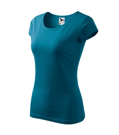 T-shirt dames Pure petrol blue