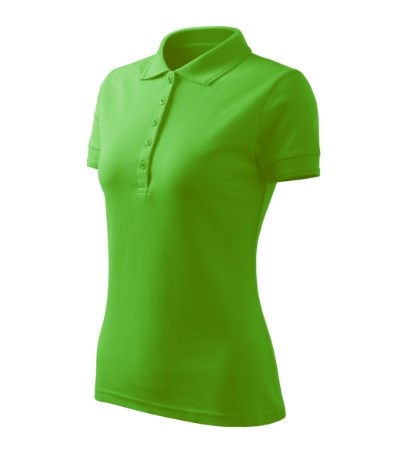 Poloshirt dames Pique Polo Free appel groen