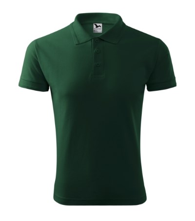 Poloshirt heren Pique Polo dark green