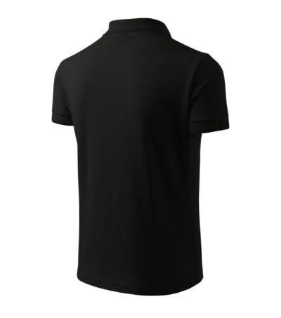 Poloshirt heren Pique Polo Zwart