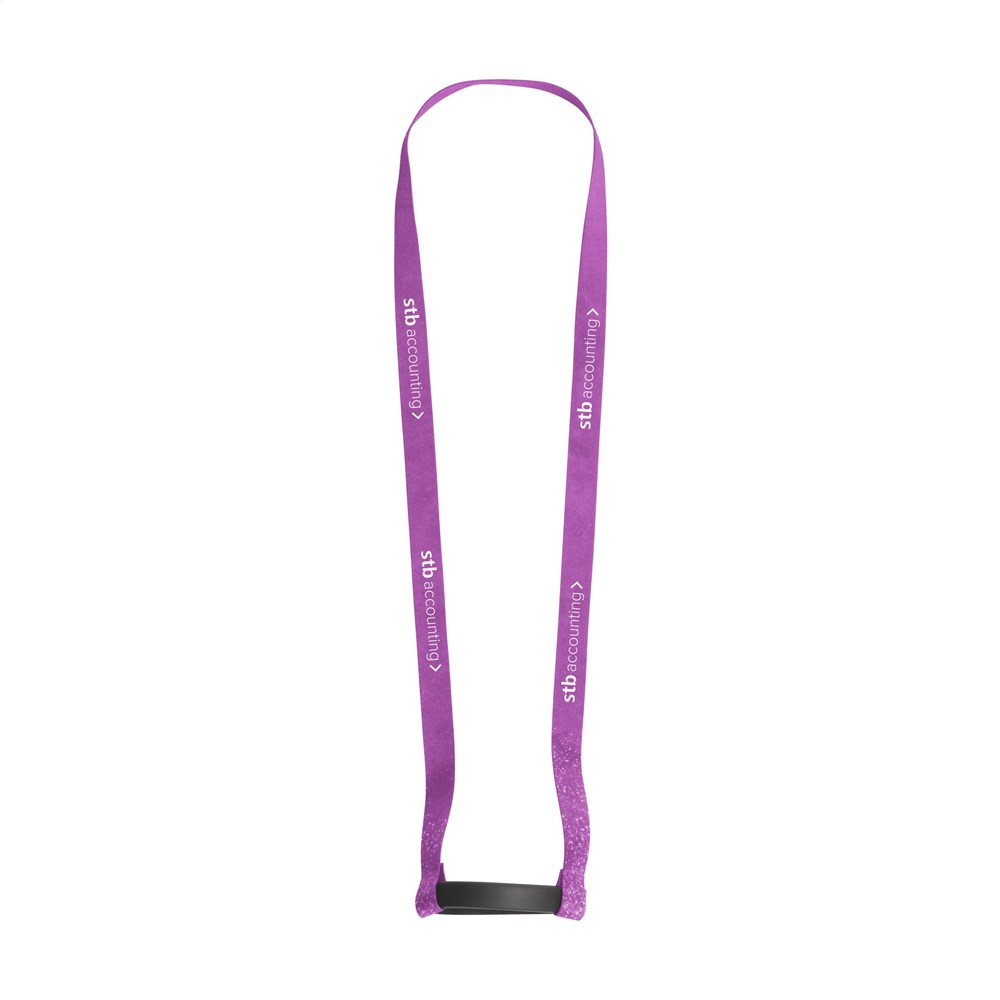 Lanyard Sublimatie RPET 1,5 cm met bekerhouder